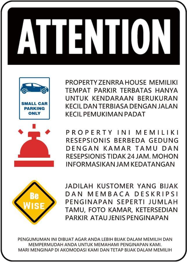 Zenrra House Hotell Bandung Exteriör bild